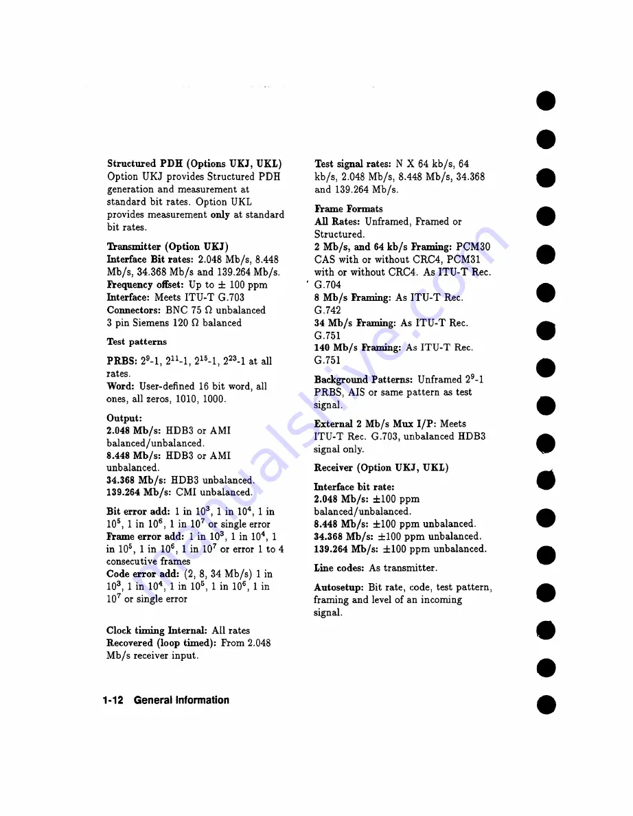 HP Agilent 37717B PDH Calibration Manual Download Page 28