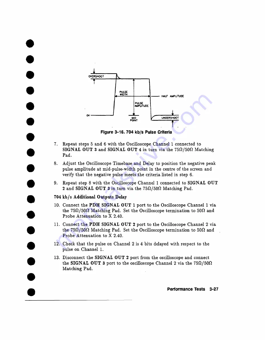 HP Agilent 37717B PDH Calibration Manual Download Page 81