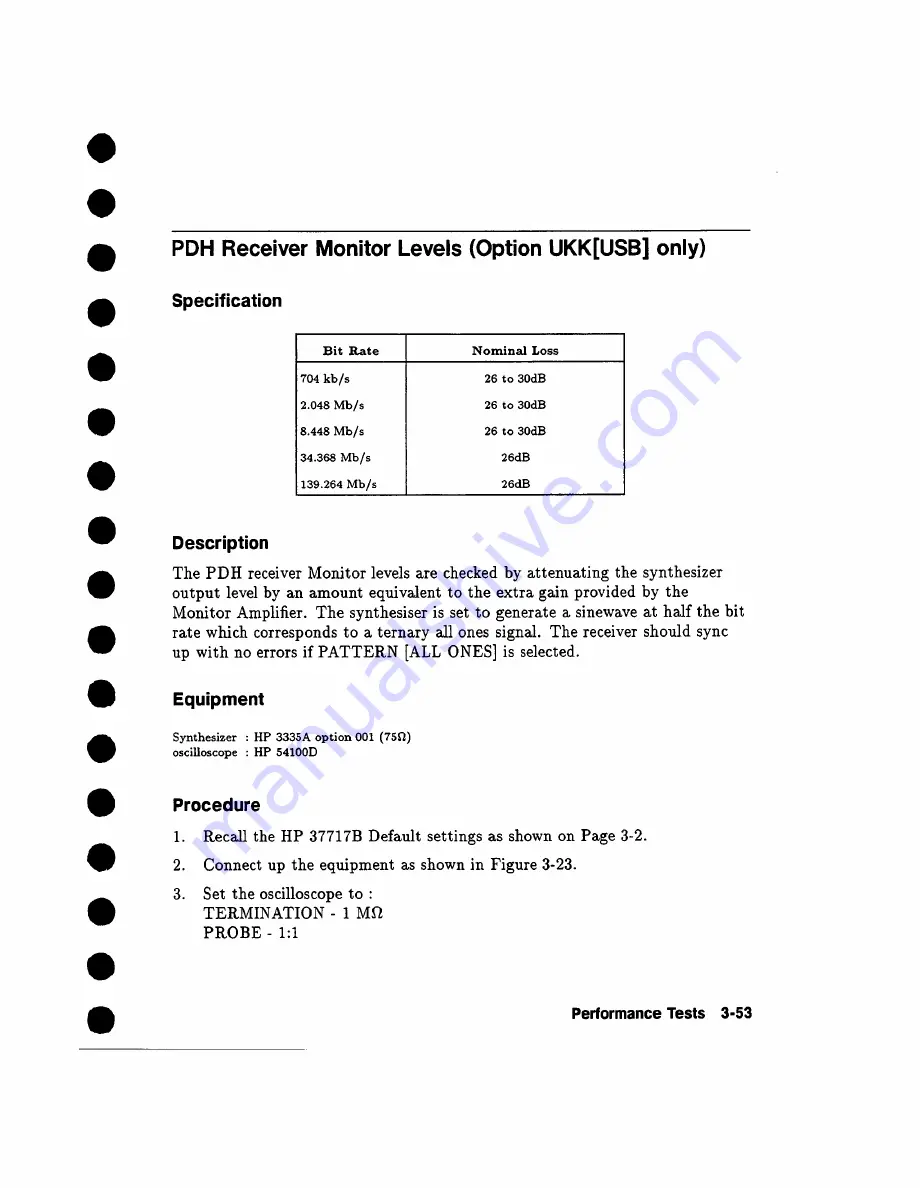 HP Agilent 37717B PDH Скачать руководство пользователя страница 107