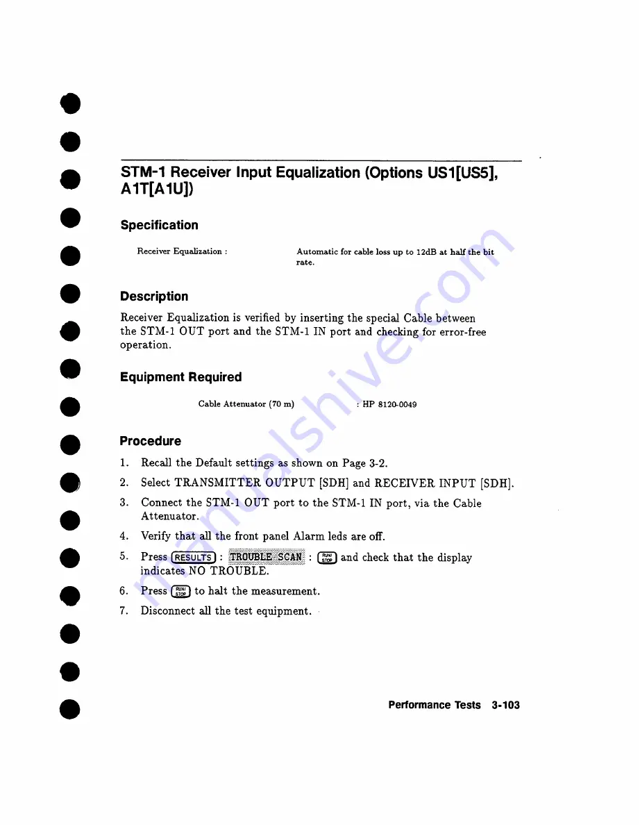 HP Agilent 37717B PDH Calibration Manual Download Page 157