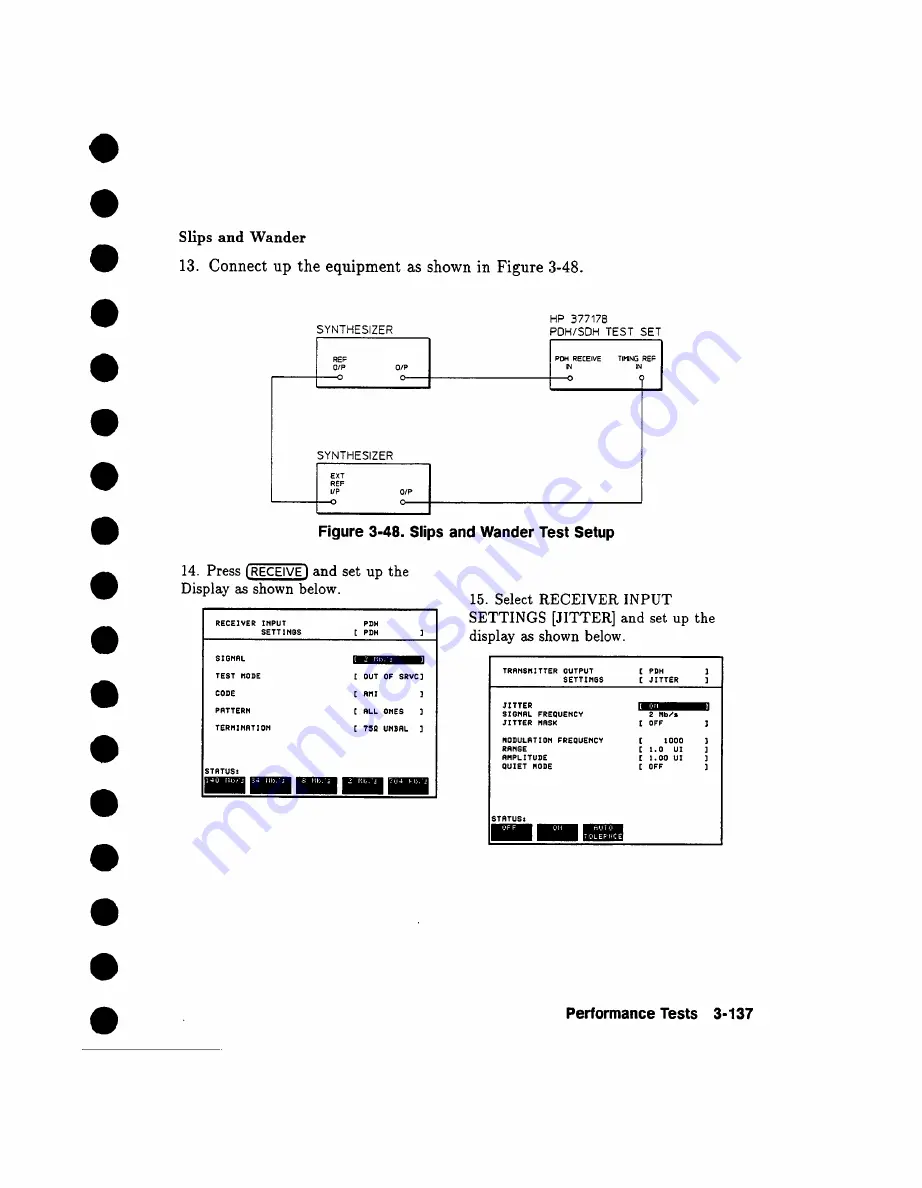 HP Agilent 37717B PDH Calibration Manual Download Page 191