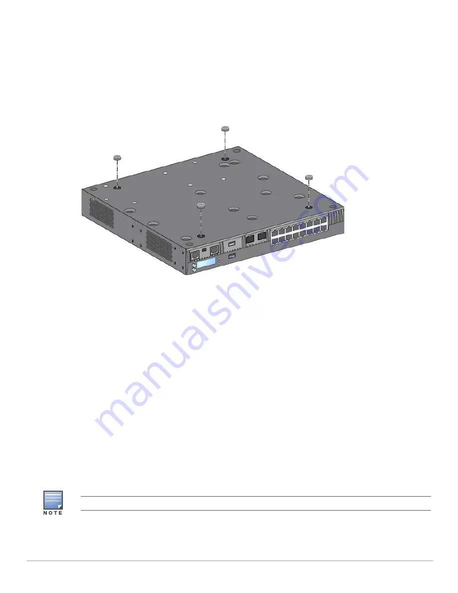 HP Aruba 7010 Series Installation Manual Download Page 20