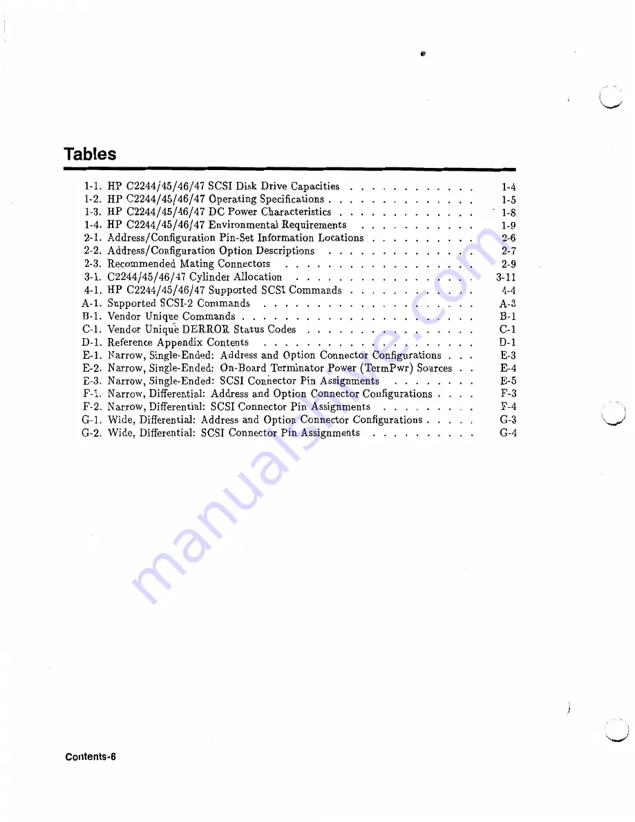 HP C2244 Technical Reference Manual Download Page 10