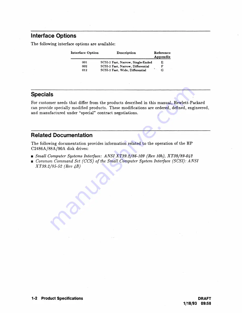 HP C2486A Technical Reference Manual Download Page 12