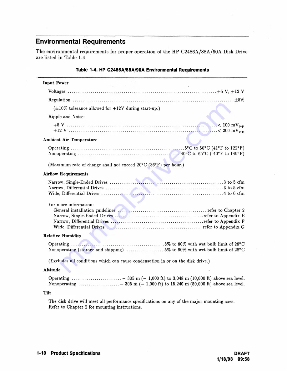 HP C2486A Technical Reference Manual Download Page 20