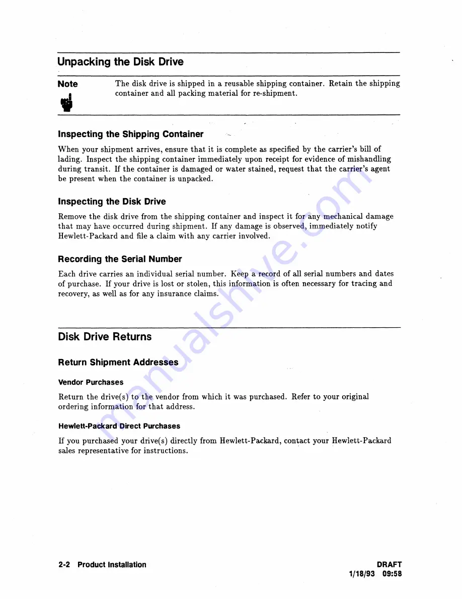 HP C2486A Technical Reference Manual Download Page 24