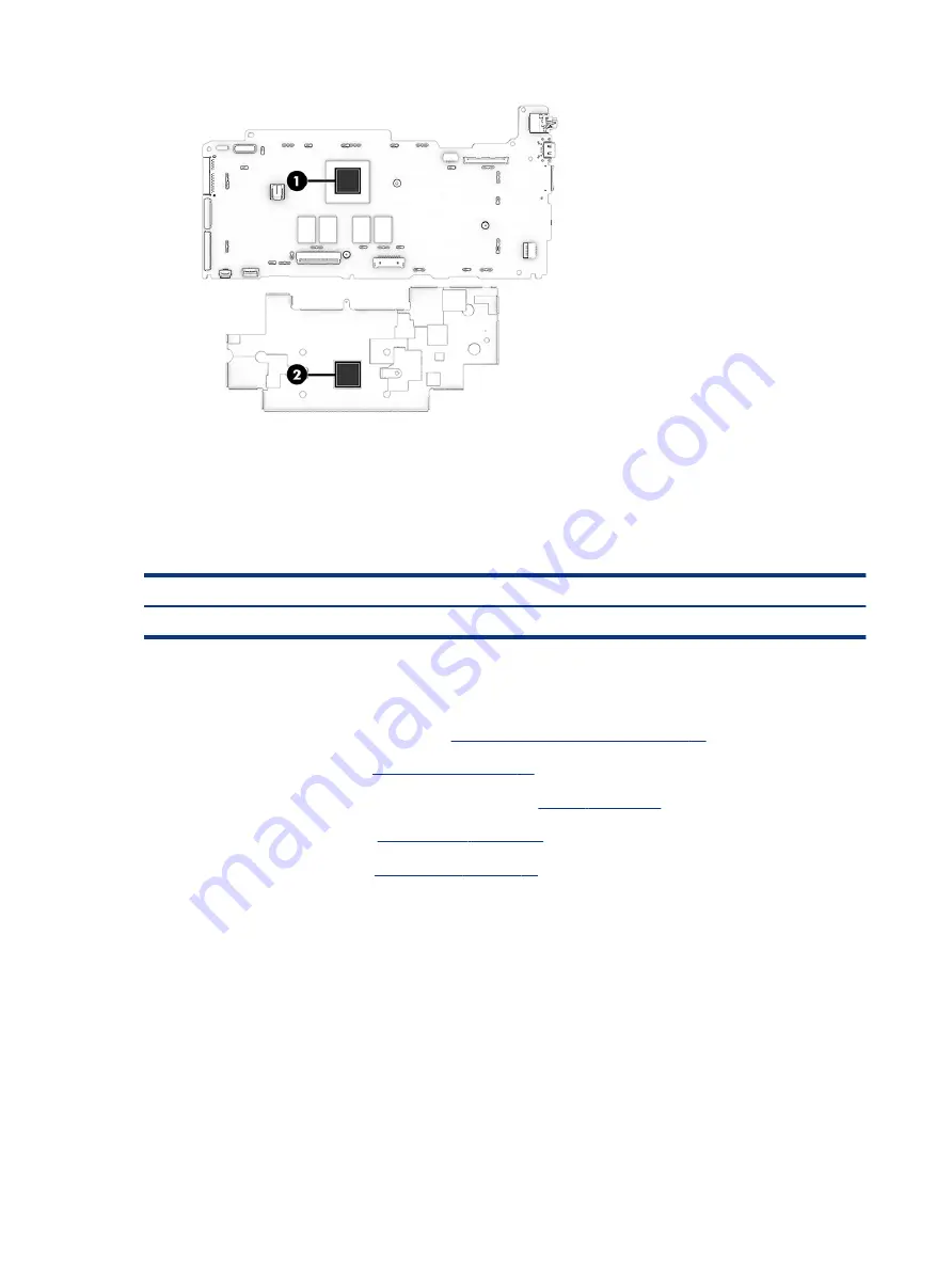 HP Chromebook x360 14a-cb0 Series Maintenance And Service Manual Download Page 44