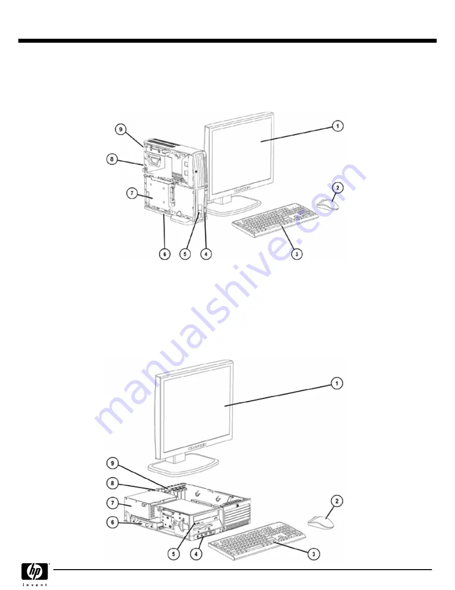 HP Compaq Business Desktop dc7100 Series Скачать руководство пользователя страница 1