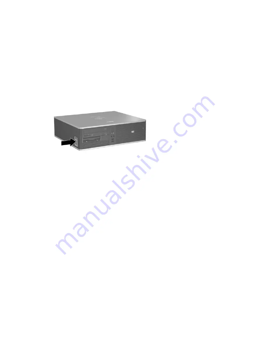 HP Compaq dc5750 SFF Hardware Reference Manual Download Page 12