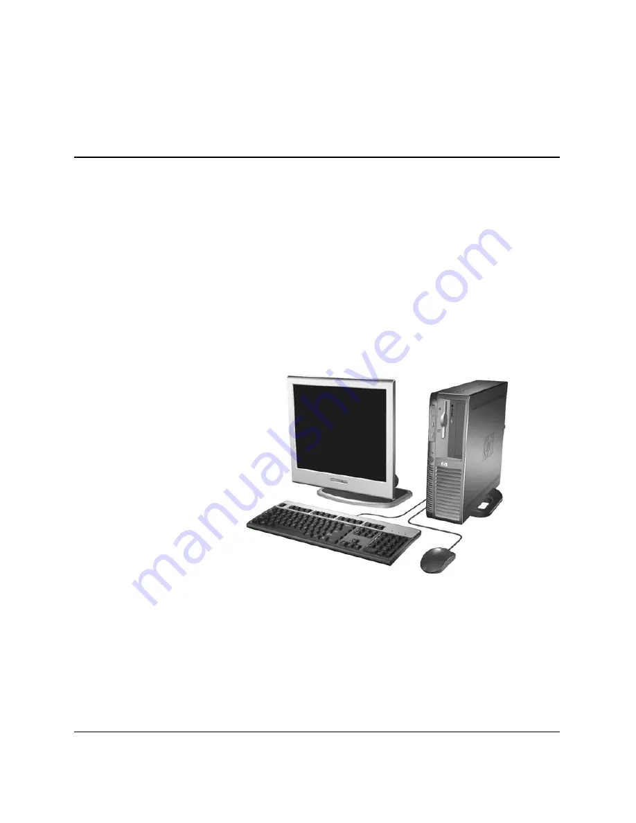 HP Compaq dx2100 ST Hardware Reference Manual Download Page 5