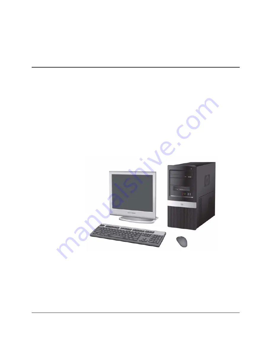 HP Compaq dx2355 Hardware Reference Manual Download Page 5