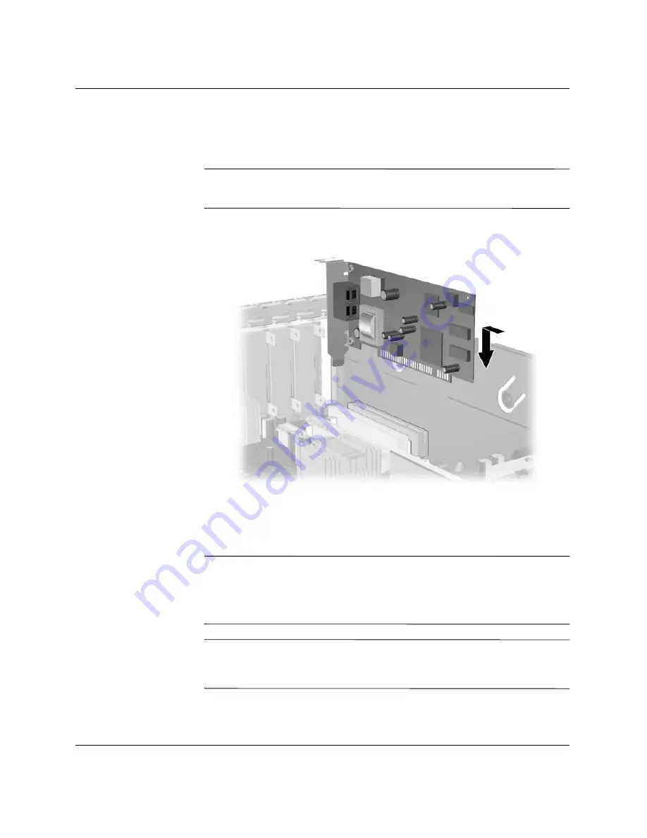 HP Compaq dx6120 Hardware Reference Manual Download Page 23