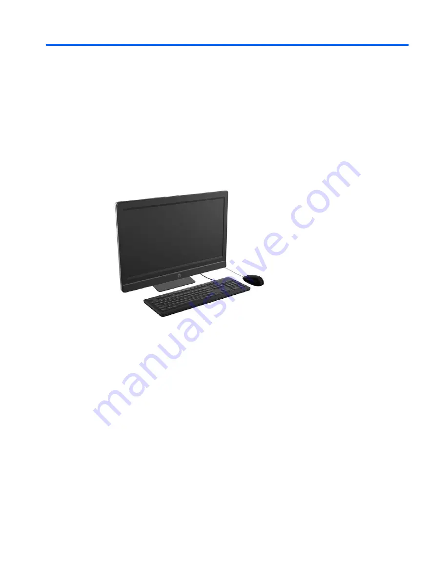 HP Compaq Elite 8300 All-in-One Maintenance & Service Manual Download Page 11