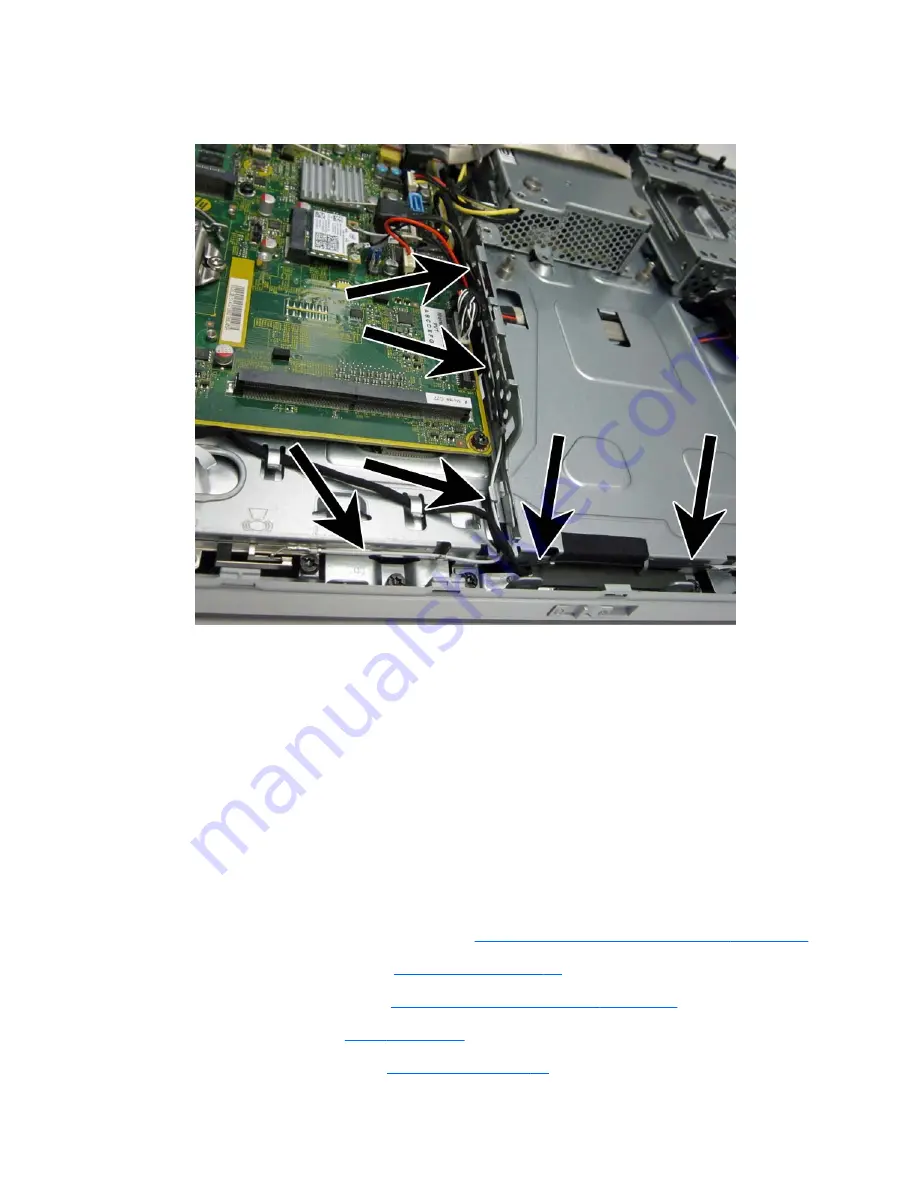 HP Compaq Elite 8300 All-in-One Maintenance & Service Manual Download Page 121