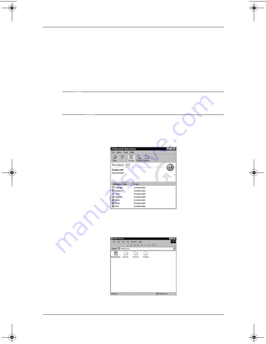 HP COMPAQ IPAQ H3800 SERIES Reference Manual Download Page 53