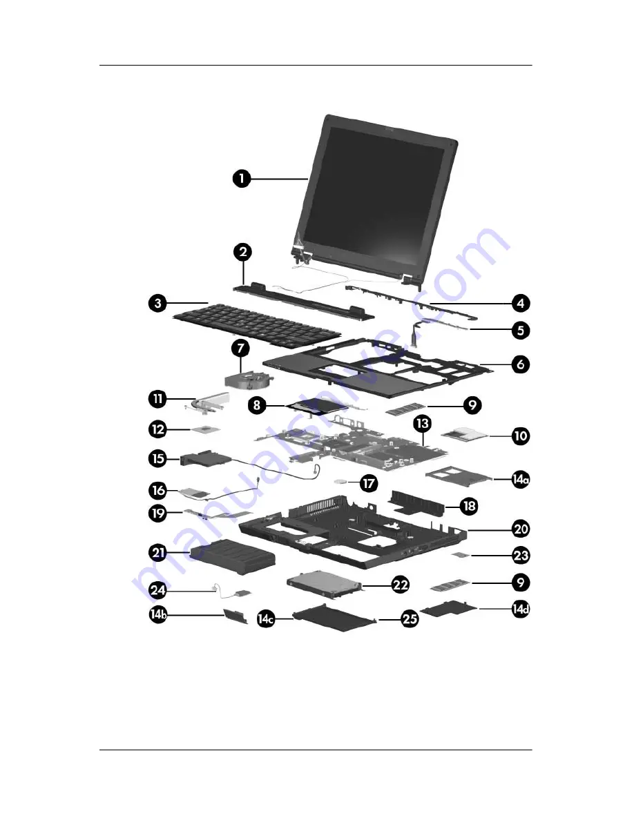 HP COMPAQ NC4200 Maintenance And Service Manual Download Page 65