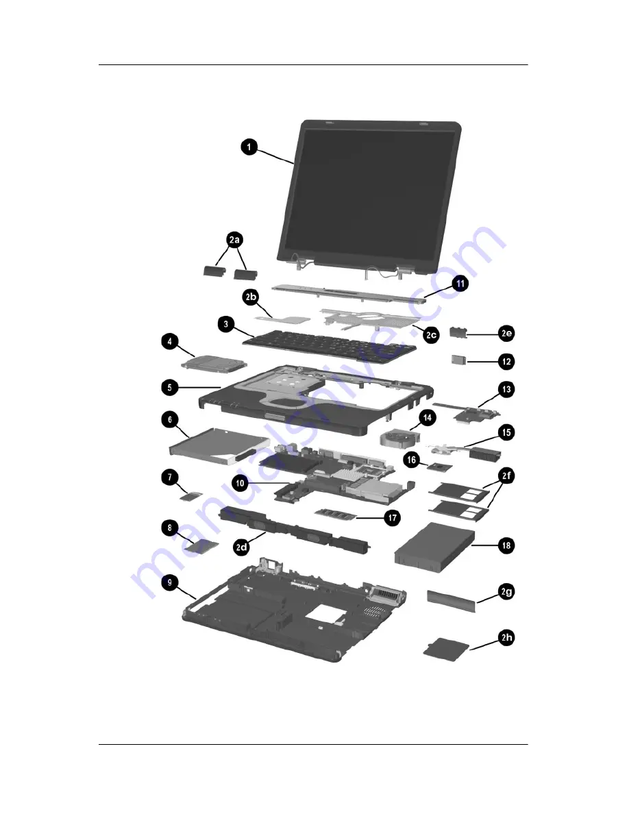 HP Compaq nx5000 series Maintenance And Service Manual Download Page 93