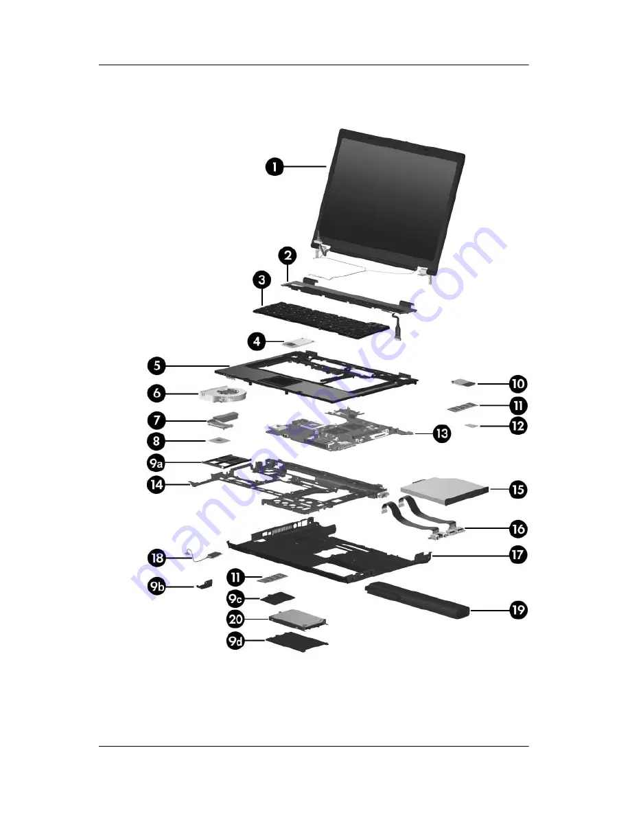 HP Compaq NX7300 Maintenance And Service Manual Download Page 67