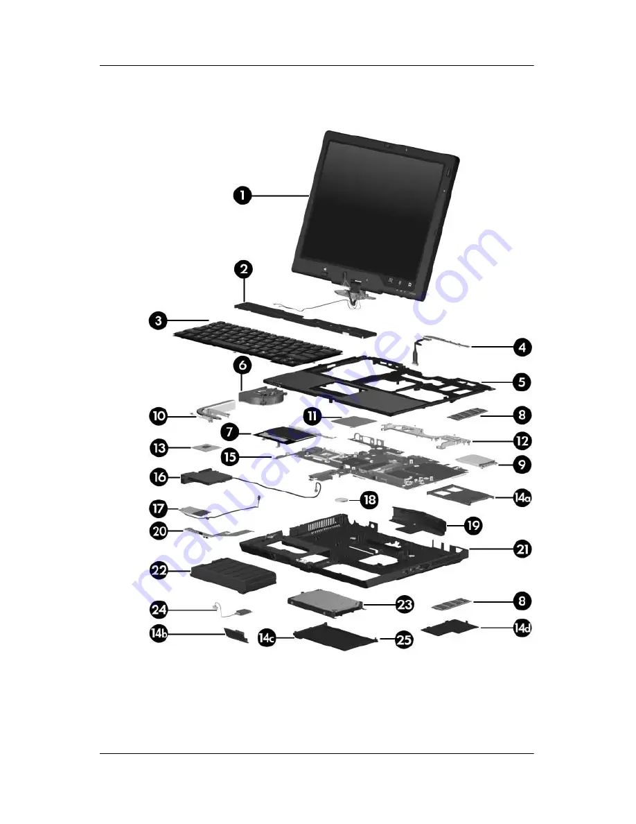 HP Compaq tc4400 Скачать руководство пользователя страница 58