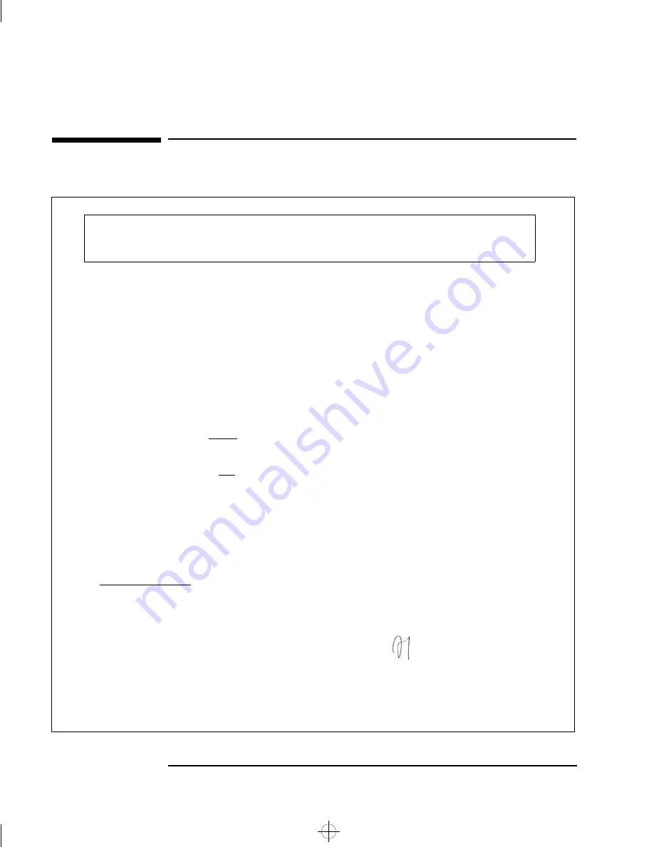 HP D2826A User Manual Download Page 16