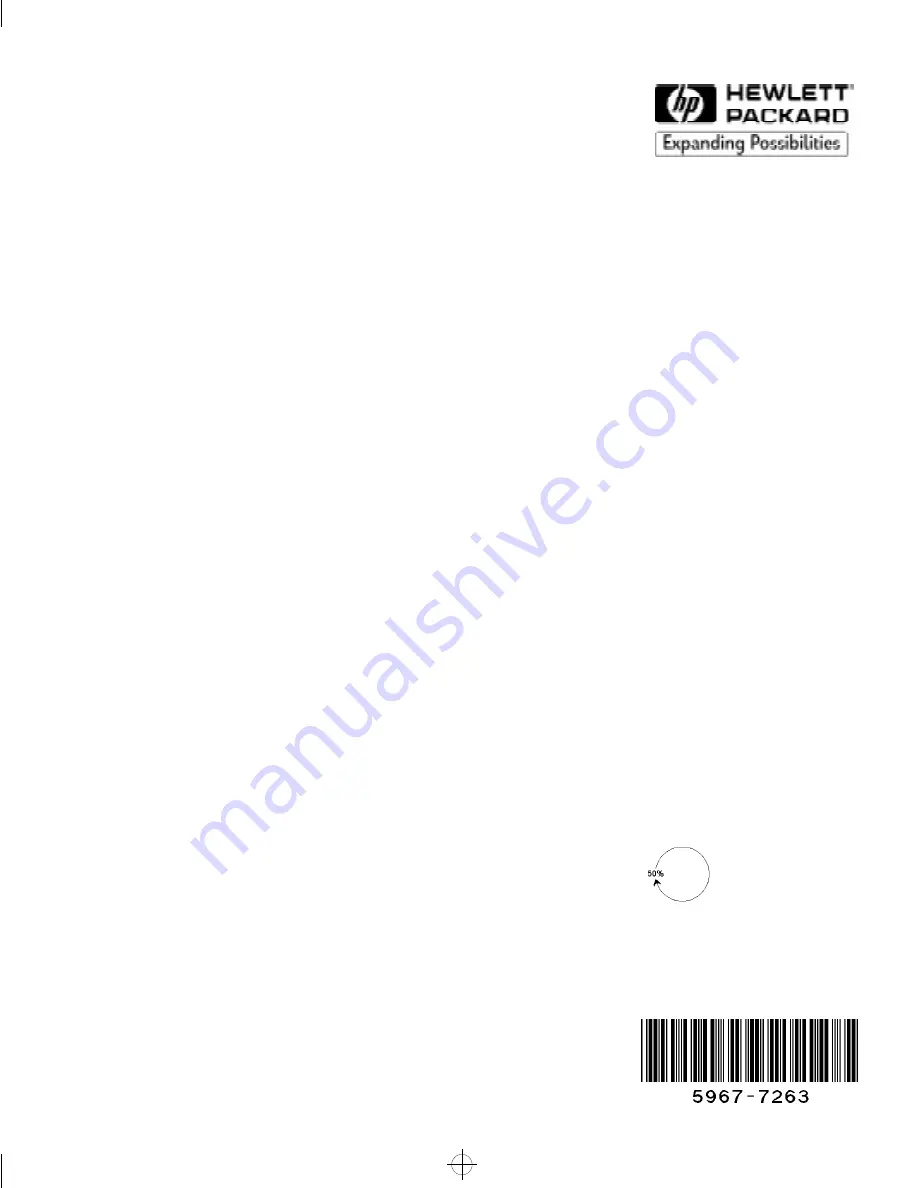 HP D2827A User Manual Download Page 26