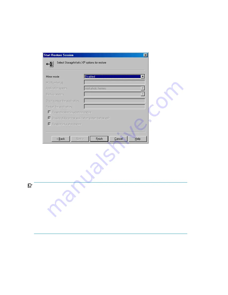 HP Data Protector A.06.11 Integration Manual Download Page 314