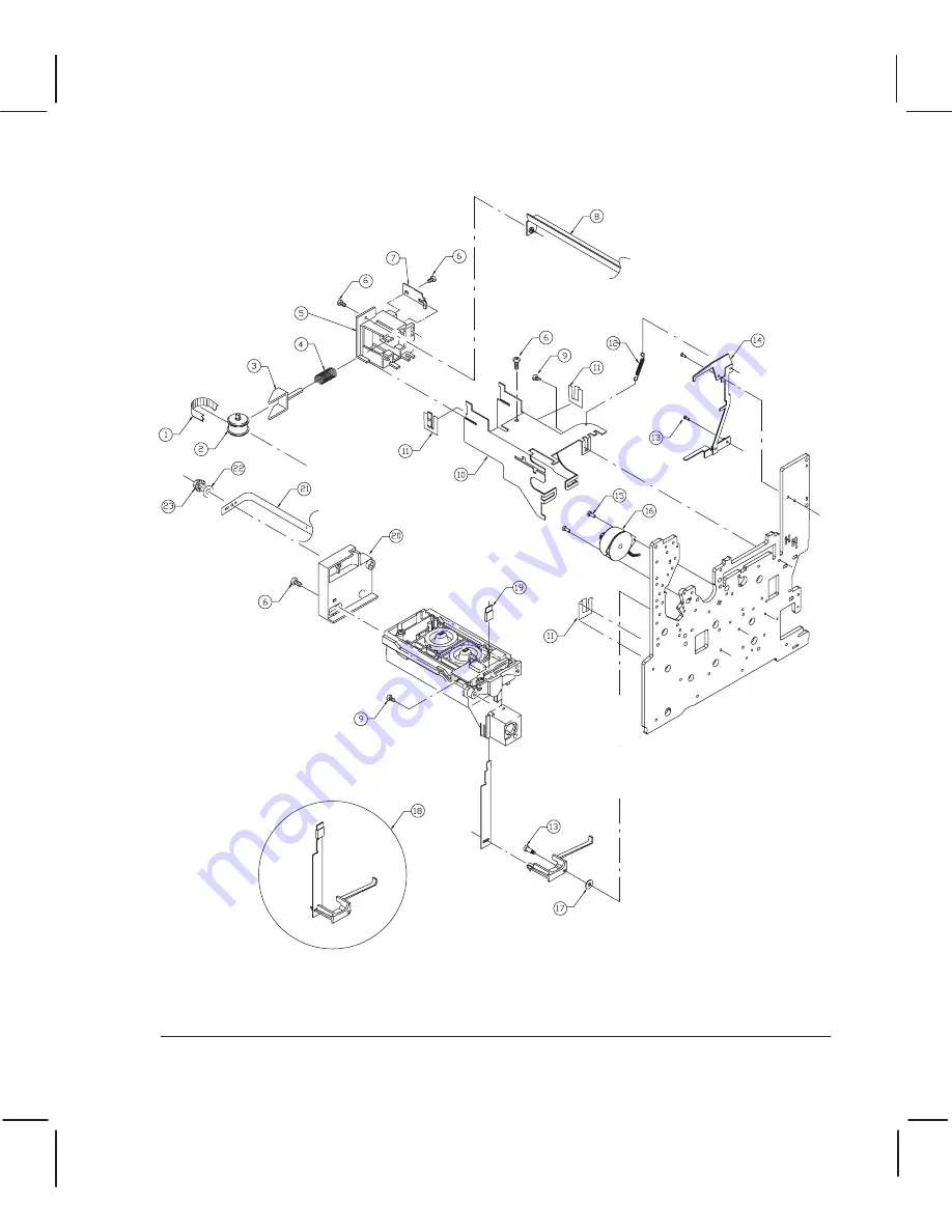 HP DesignJet 200 Service Manual Download Page 207