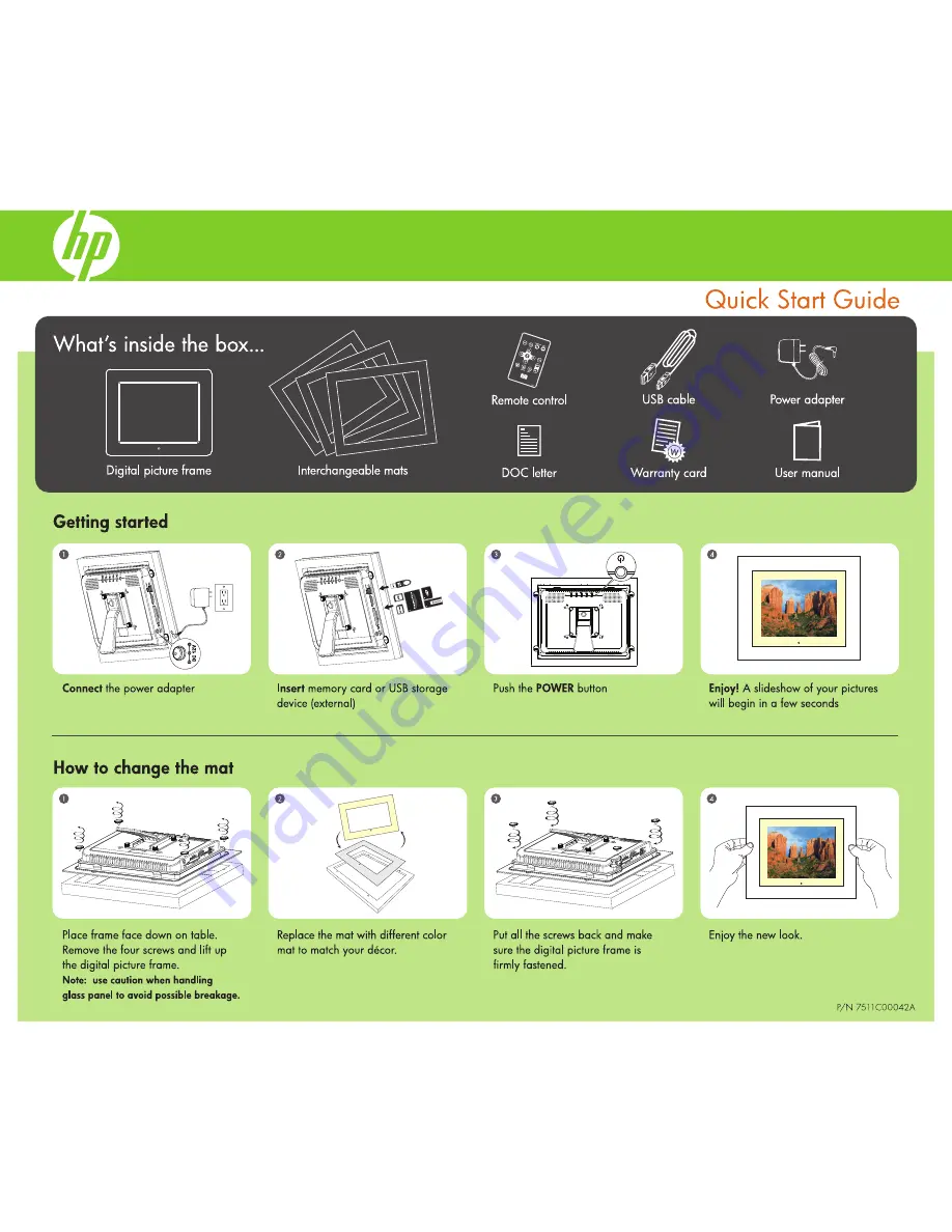 HP df1010b3 Quick Start Manual Download Page 1