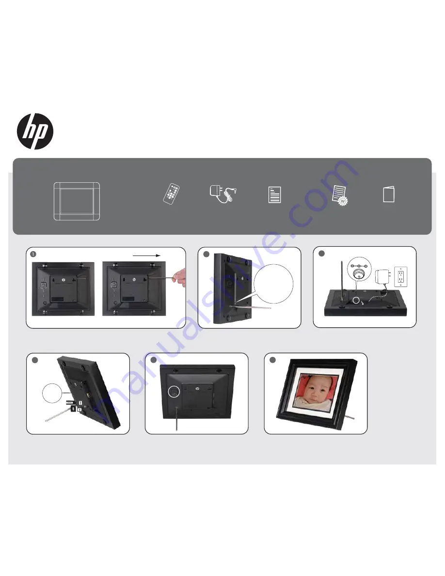 HP df750 Series Quick Start Manual Download Page 1