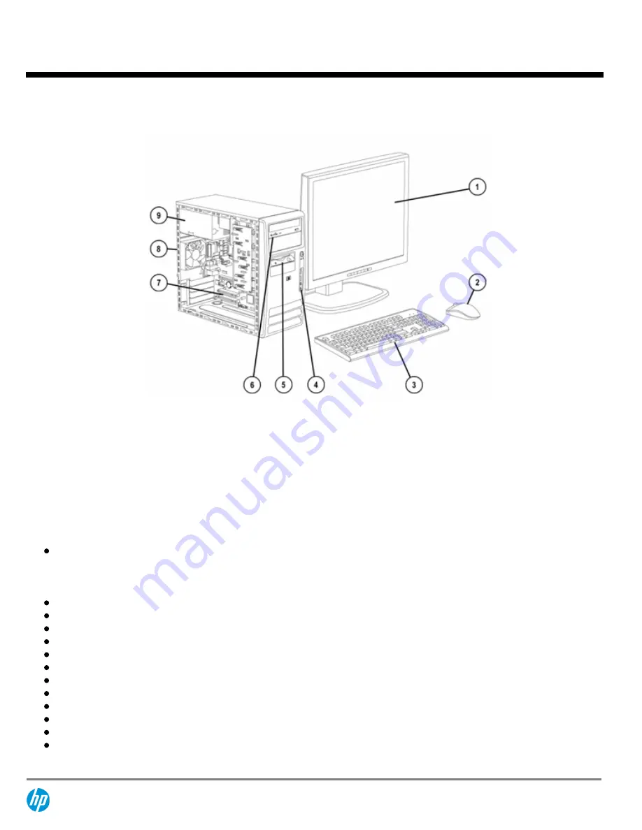 HP dx6120 - Microtower PC Скачать руководство пользователя страница 2