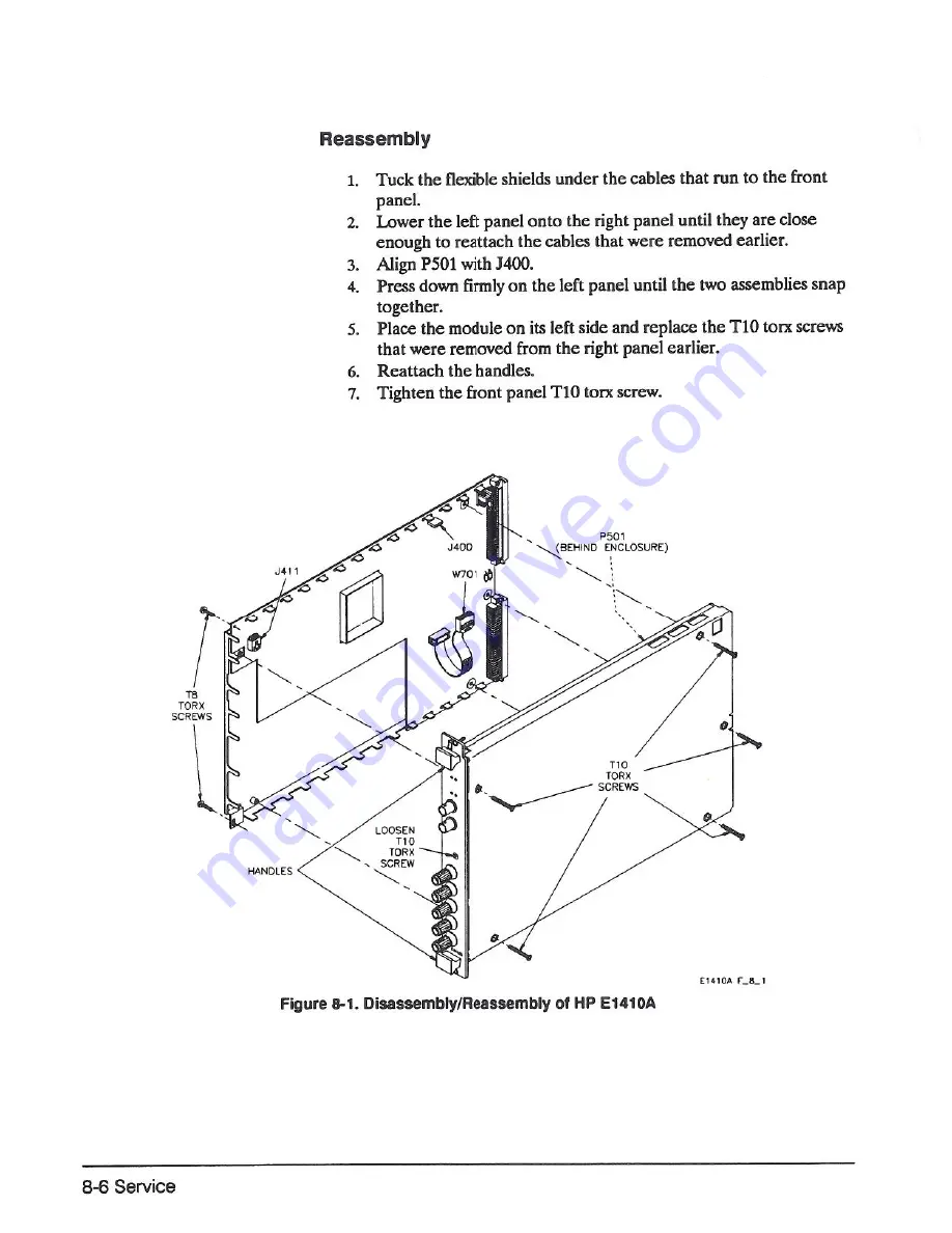 HP E1410A Service Manual Download Page 90