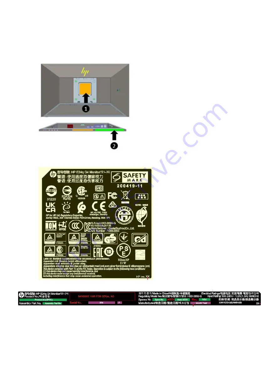 HP E24q G4 Maintenance And Service Manual Download Page 10