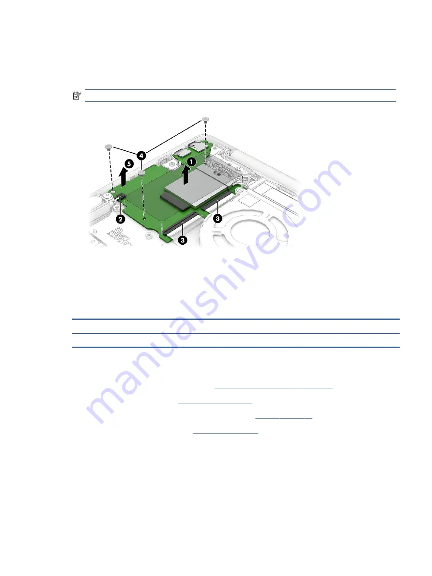 HP Elite c645 G2 Chromebook Maintenance And Service Manual Download Page 46