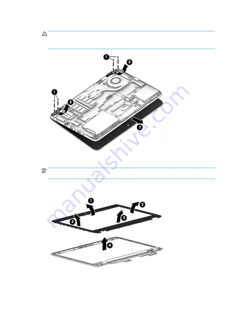 HP EliteBook 820 G4 Maintenance And Service Manual Download Page 61