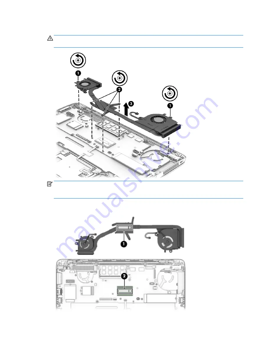 HP EliteBook Folio 1040 G2 Maintenance And Service Manual Download Page 66