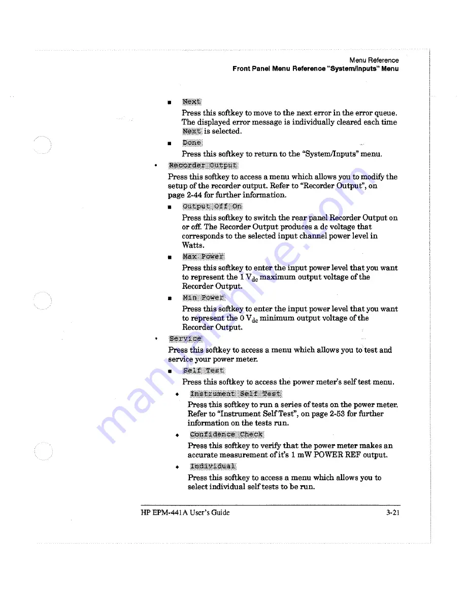 HP EPM-441A User Manual Download Page 122