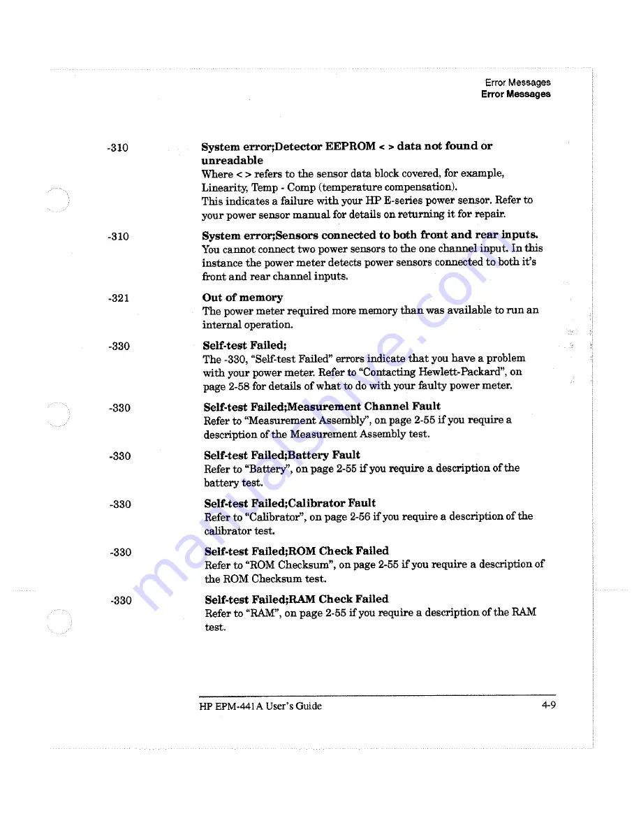 HP EPM-441A User Manual Download Page 136