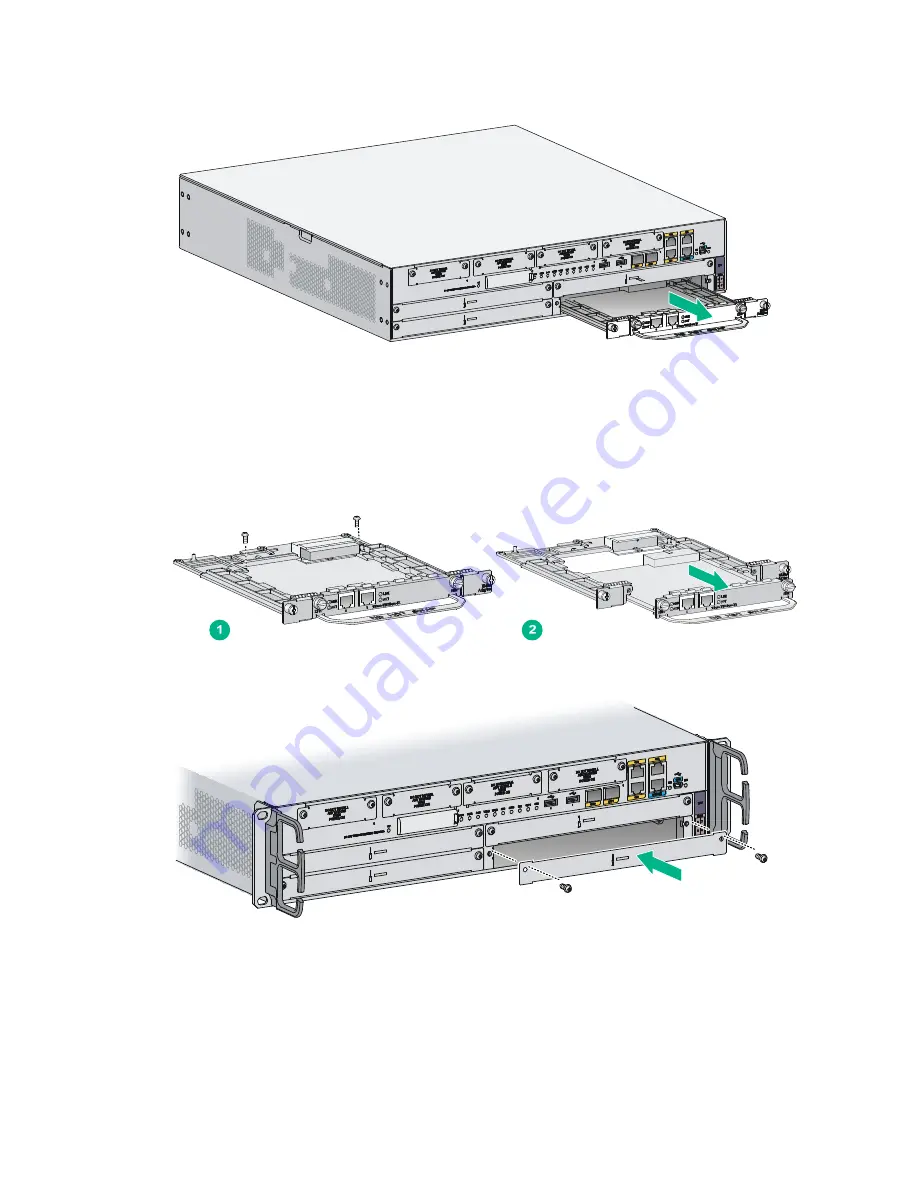 HP FlexNetwork MSR3012 Installation Manual Download Page 58