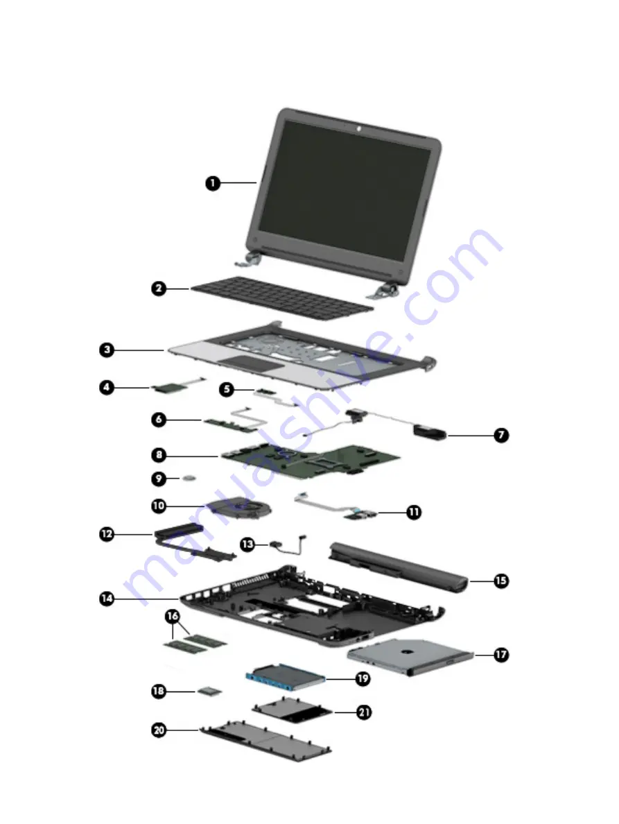 HP g14 Maintenance And Service Manual Download Page 22