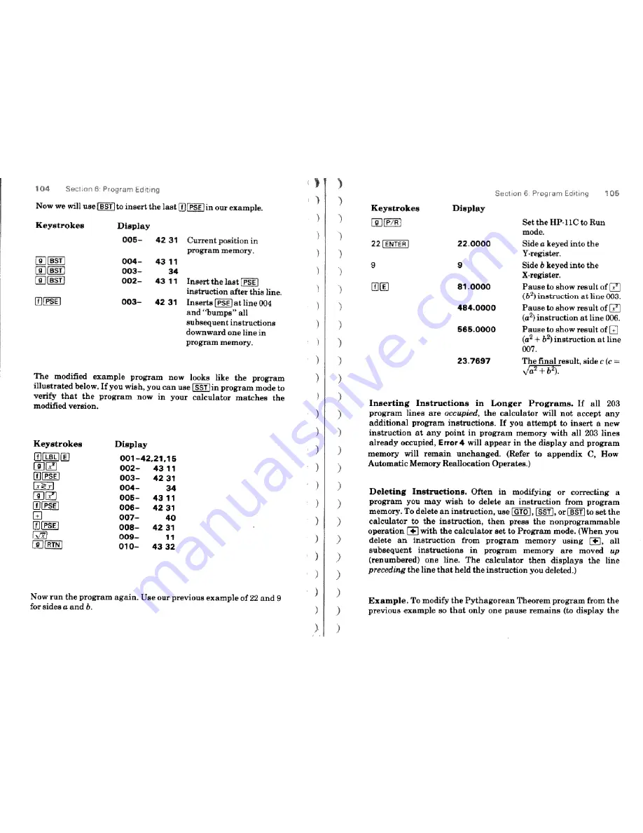 HP HP-11C Скачать руководство пользователя страница 54