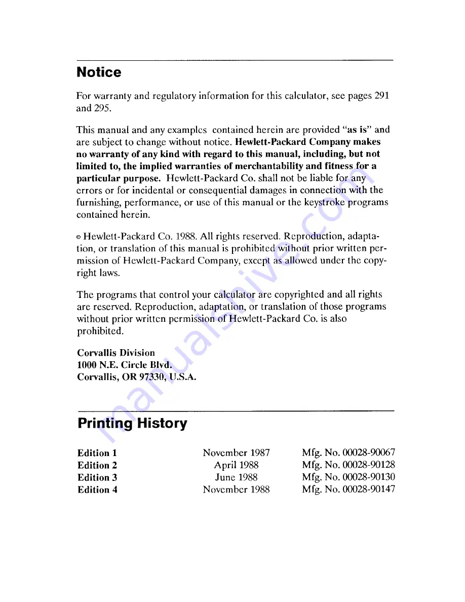 HP HP-28S Owner'S Manual Download Page 3