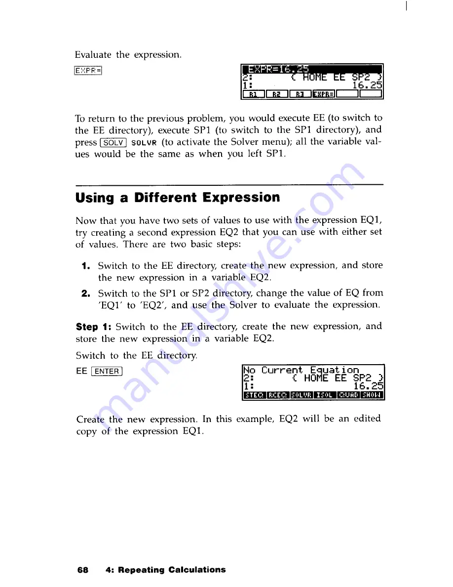 HP HP-28S Owner'S Manual Download Page 69