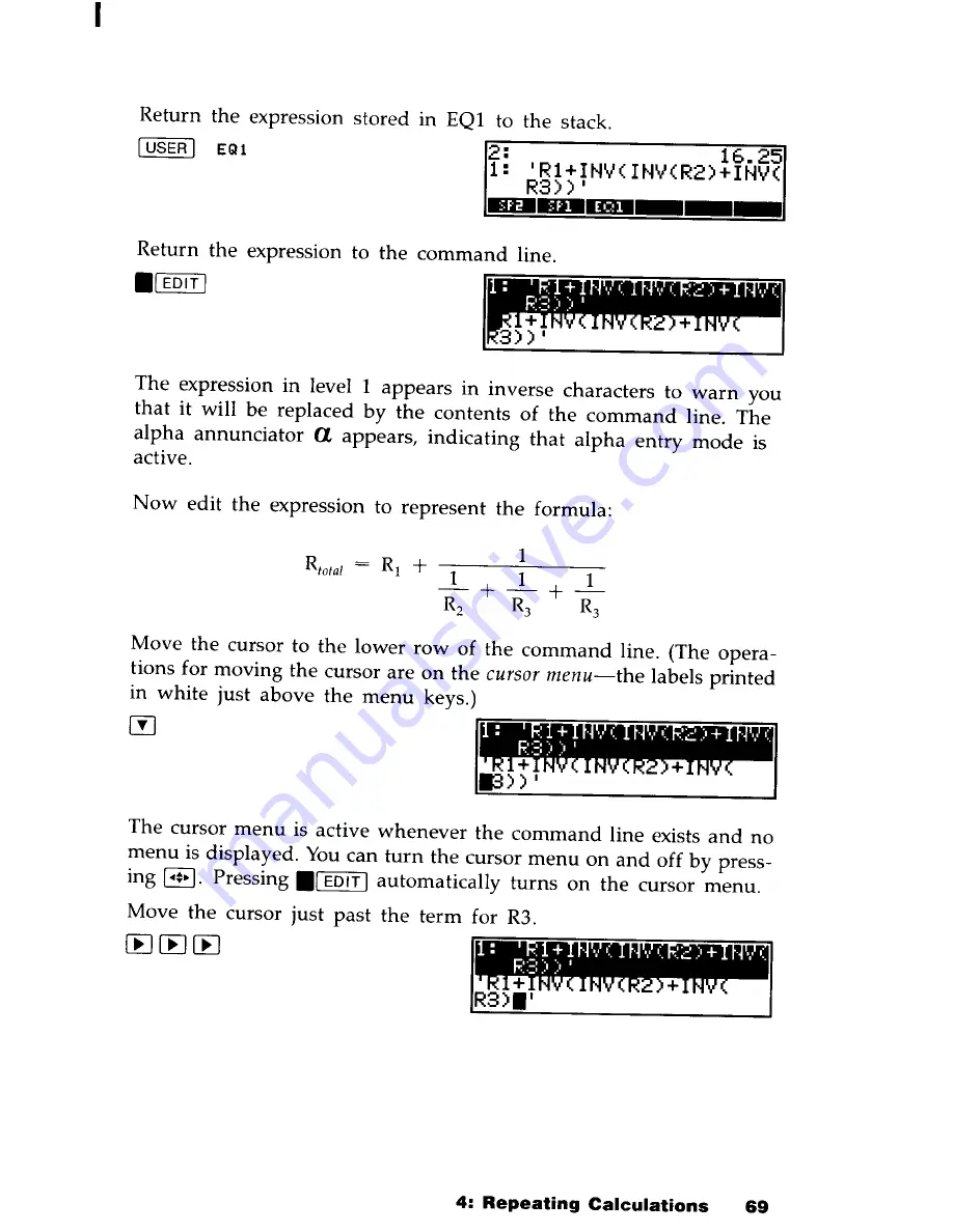 HP HP-28S Owner'S Manual Download Page 70