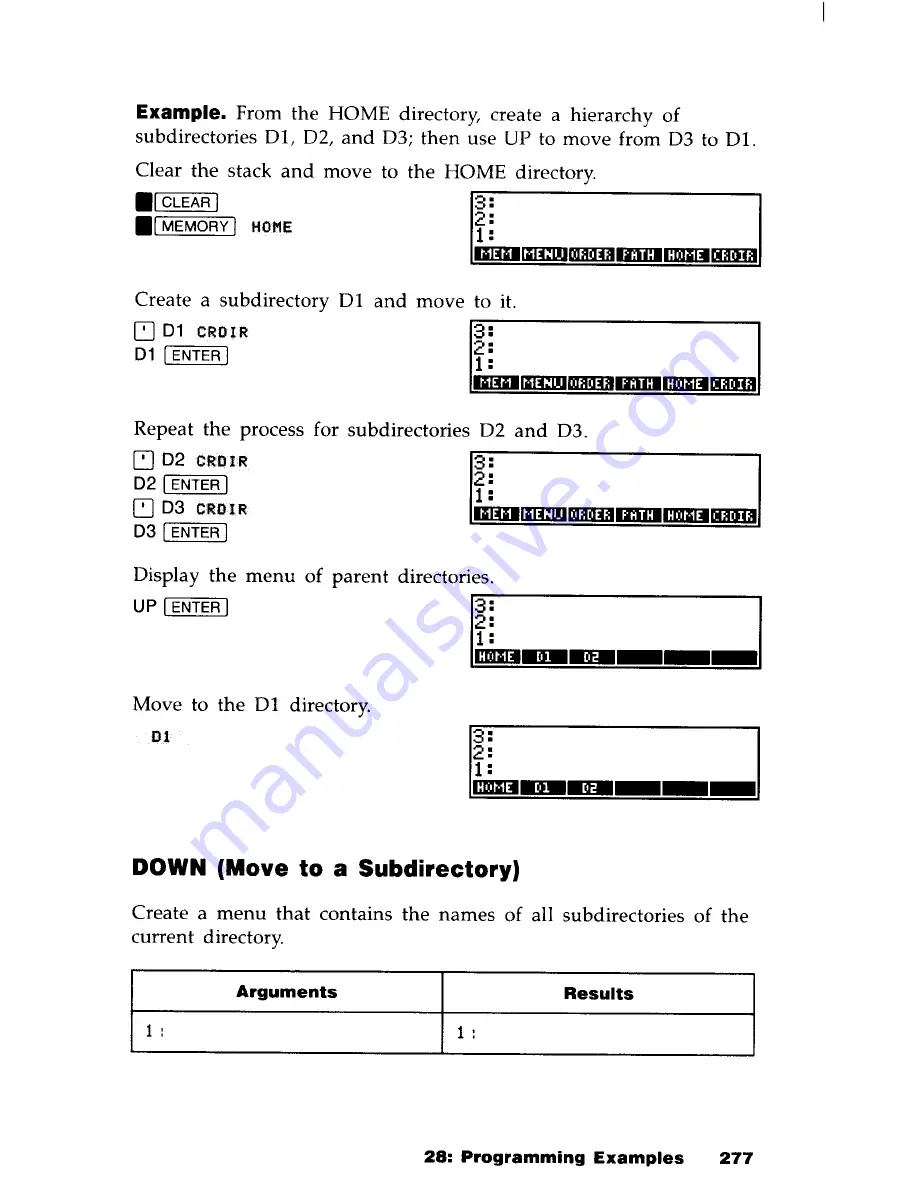 HP HP-28S Owner'S Manual Download Page 278