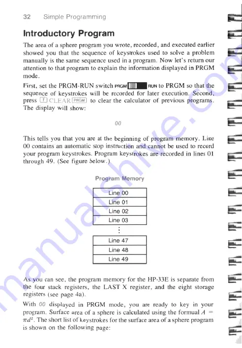 HP HP-33C Скачать руководство пользователя страница 36