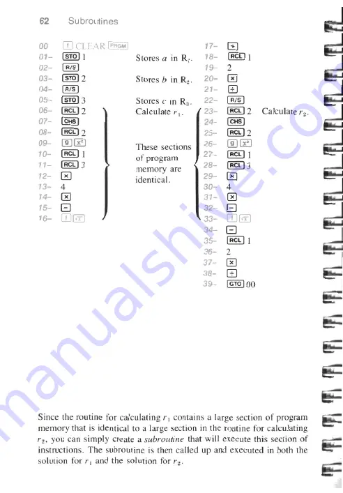 HP HP-33C Скачать руководство пользователя страница 66