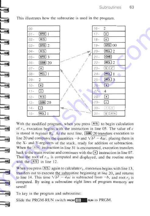 HP HP-33C Скачать руководство пользователя страница 67