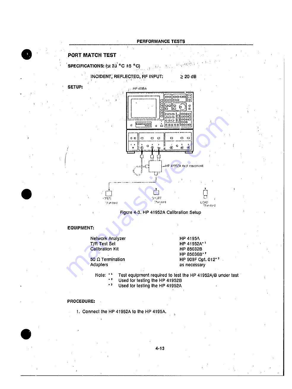 HP HP 41952A Operation Note Download Page 38