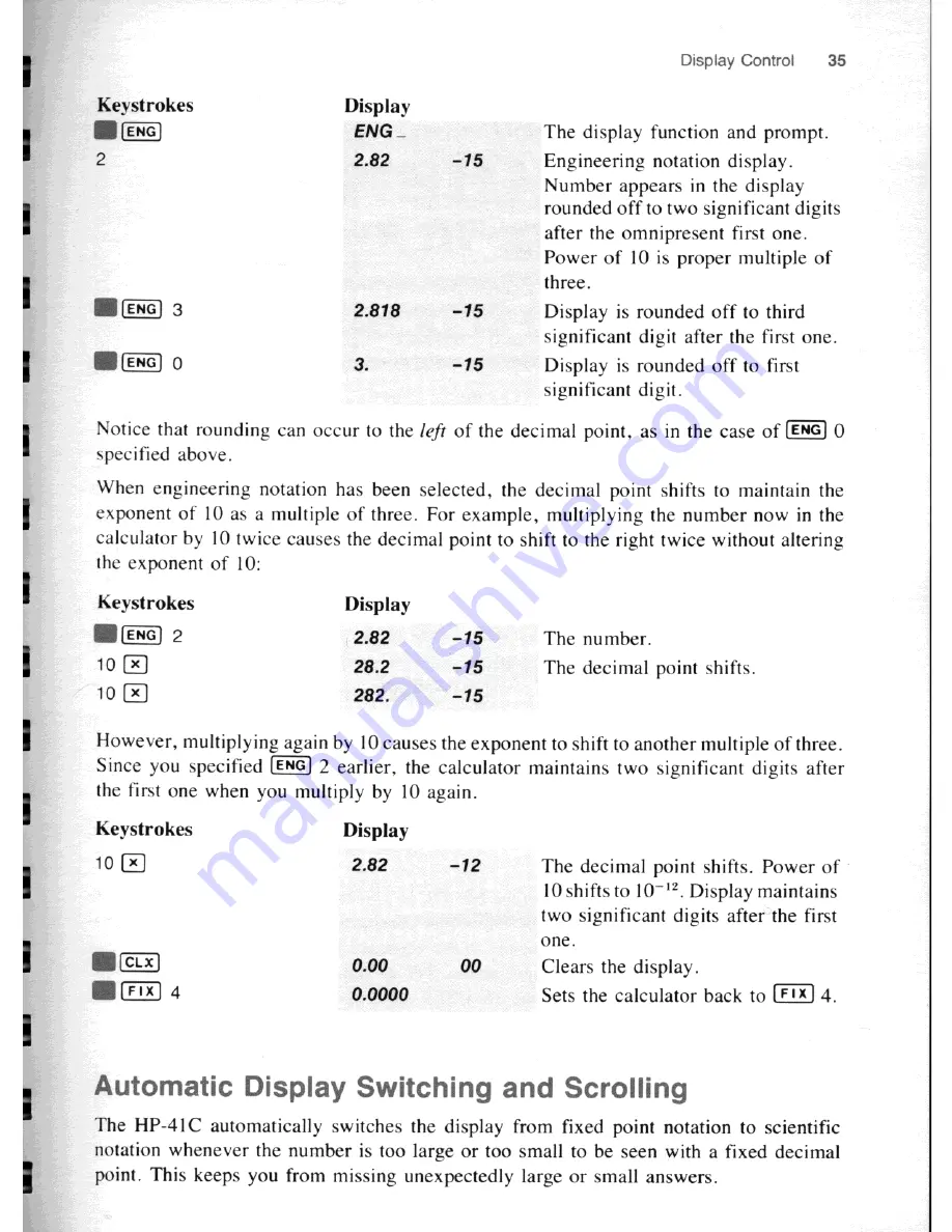 HP HP-41C Owner'S Handbook Manual Download Page 41