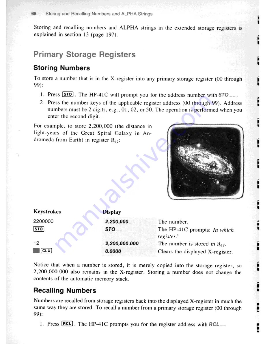 HP HP-41C Owner'S Handbook Manual Download Page 74